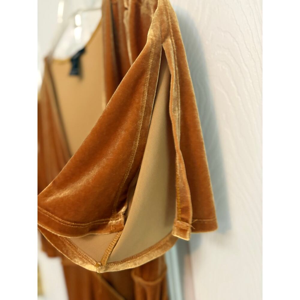 Forever21 Velvet Wrap Dress - Picture 5 of 7
